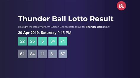 Golden Chance Lotto Forecast for Sunday .